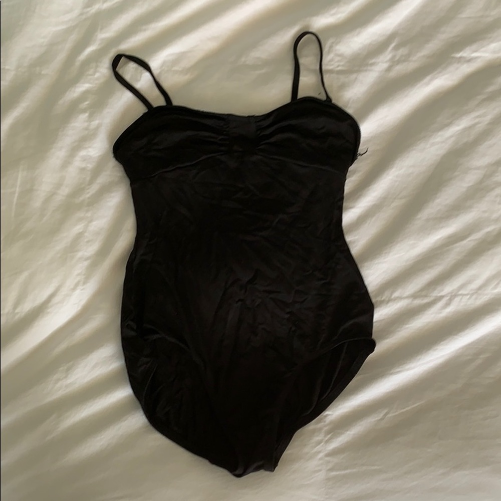 Petite black Mirella leotard